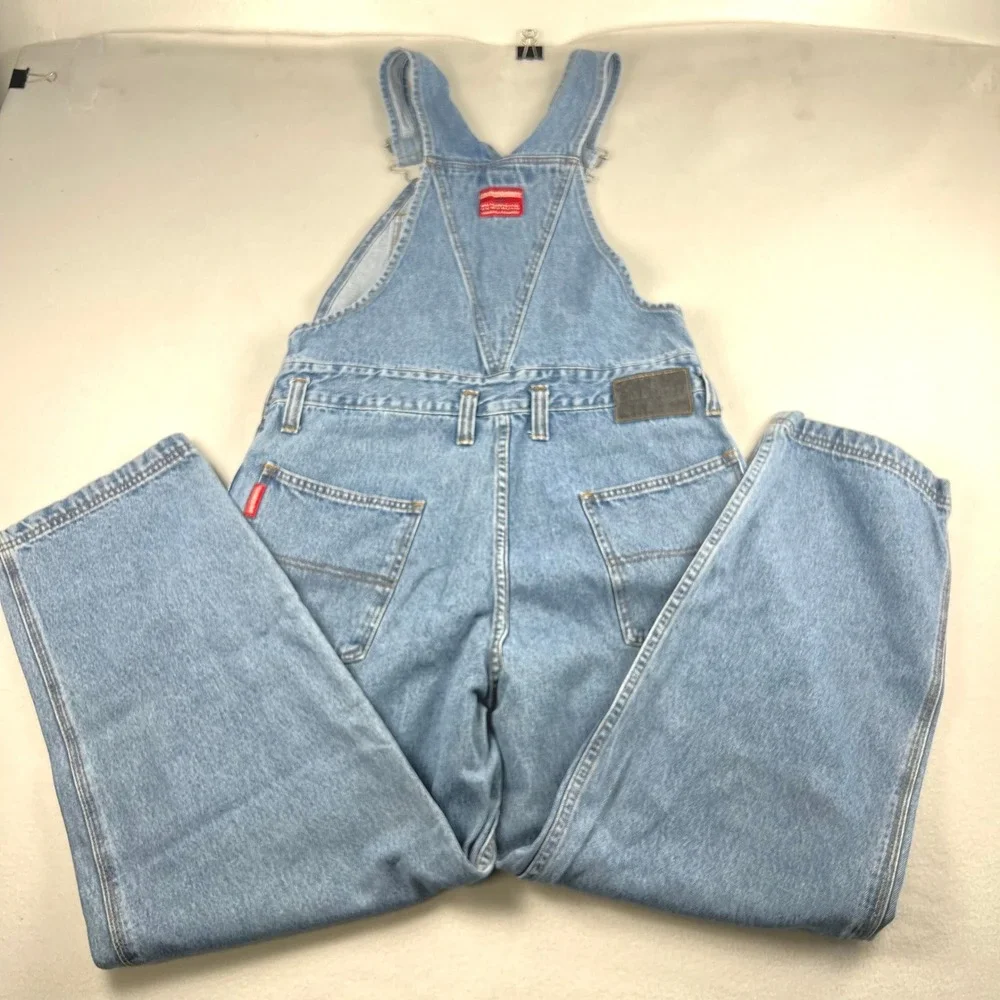 Vintage Unionbay Denim Overalls Mens Small Light Wash 90s Bib‎ Workwear